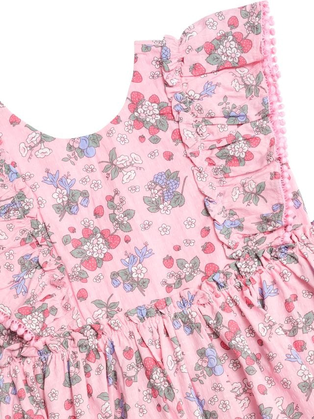 Strawberry Garden Sunday Best Dress - Strawberry