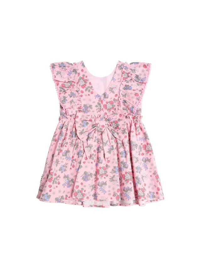 Strawberry Garden Sunday Best Dress - Strawberry