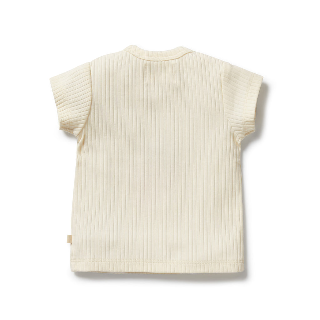 Strawberry Kisses Embroidered Organic Tee