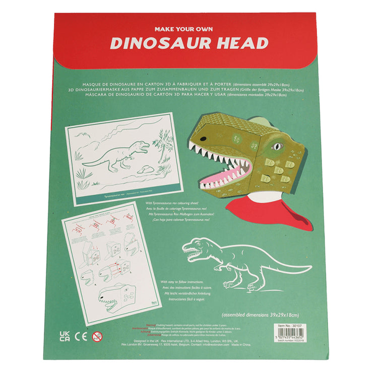 Make Your Own Dinosaur Head
