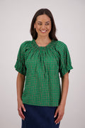 Briarwood Tammy Top - Grey/Green