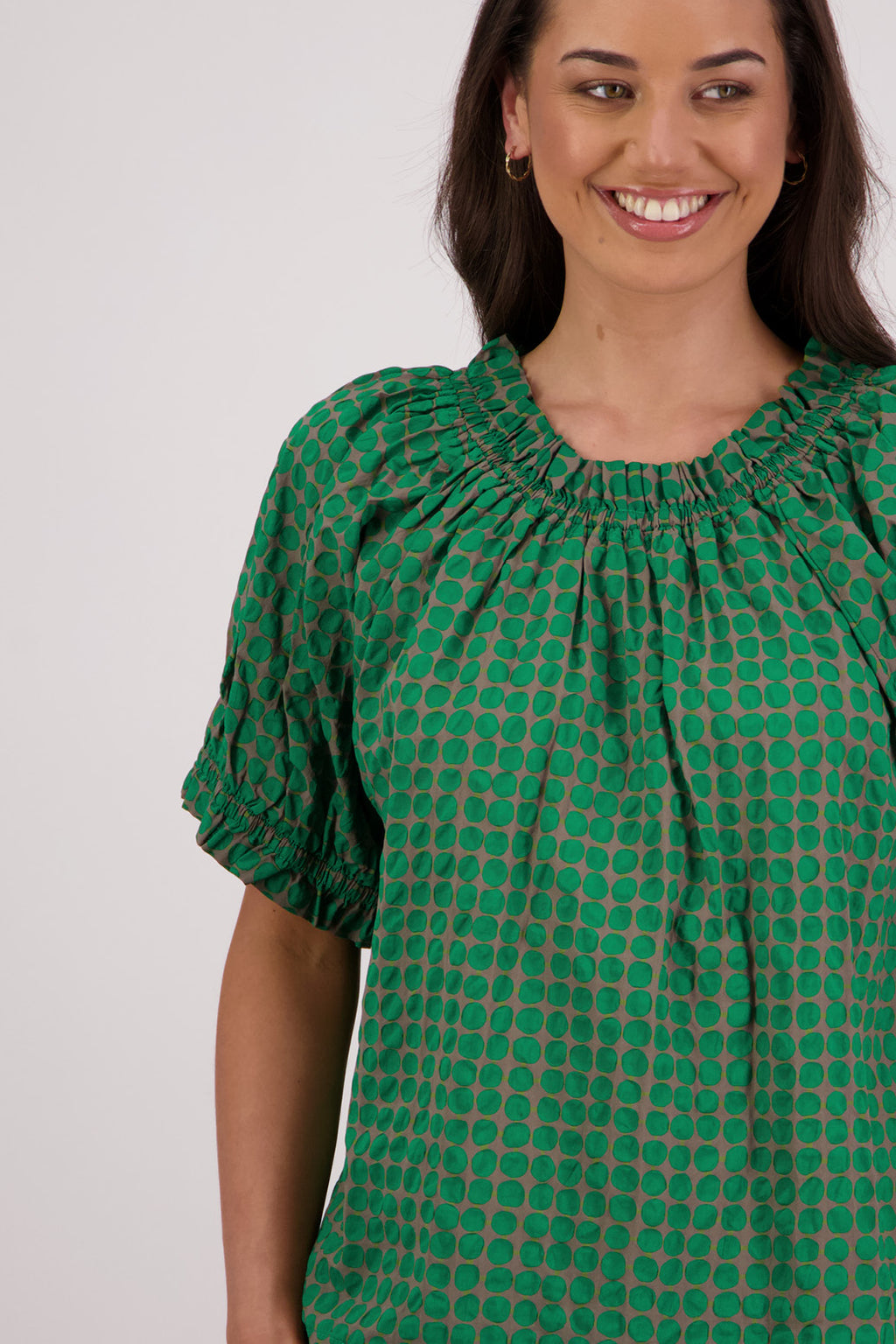 Briarwood Tammy Top - Grey/Green