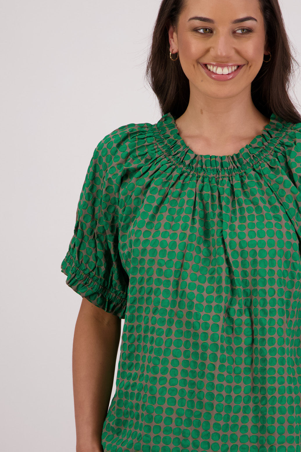 Briarwood Tammy Top - Grey/Green