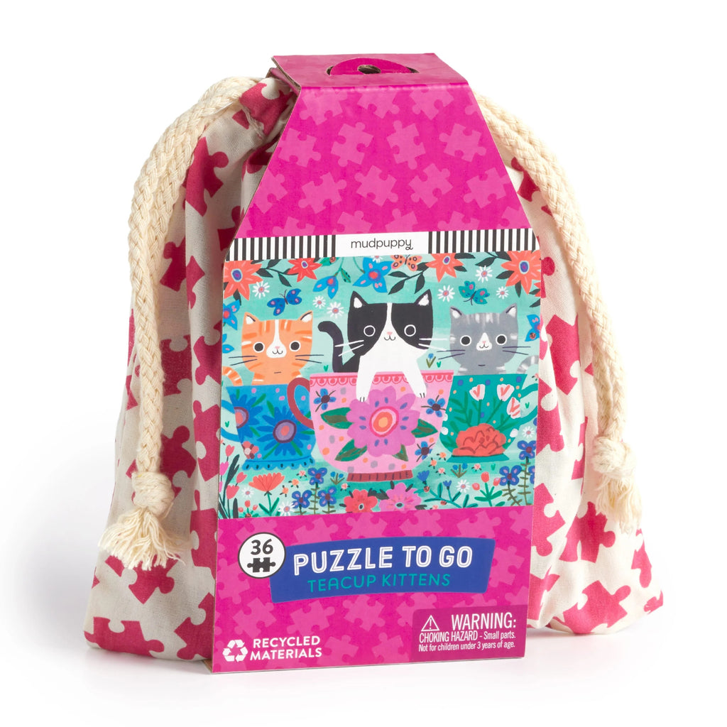 Teacups Kittens 36 Piece Puzzle To Go