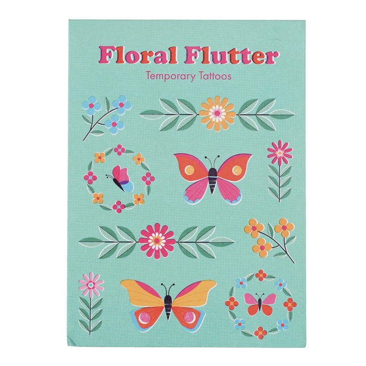 Temporary Tattoos - Floral Flutter