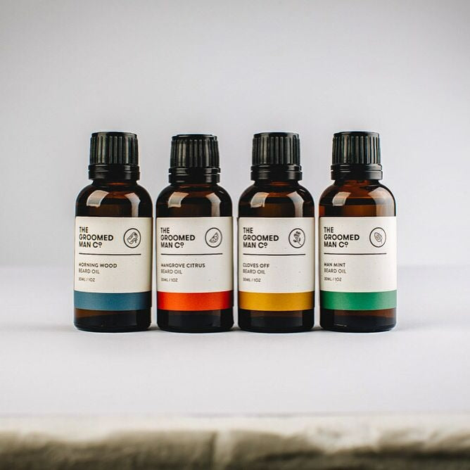 The Groomed Man Beard Oil - Man Mint