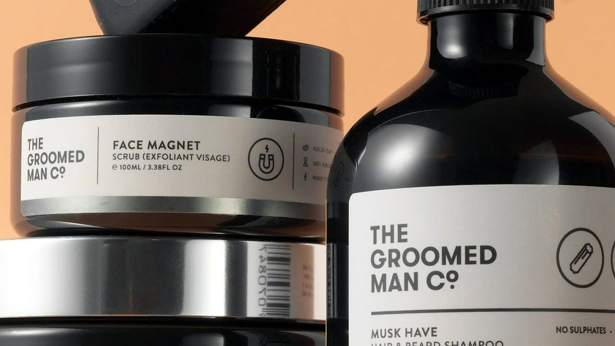 The Groomed Man Face  Magnet Scrub