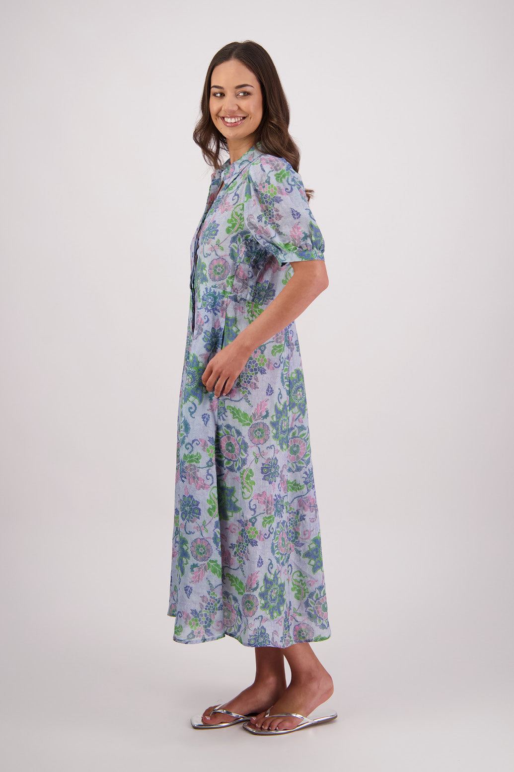 Briarwood Thelma Dress - Blue Floral