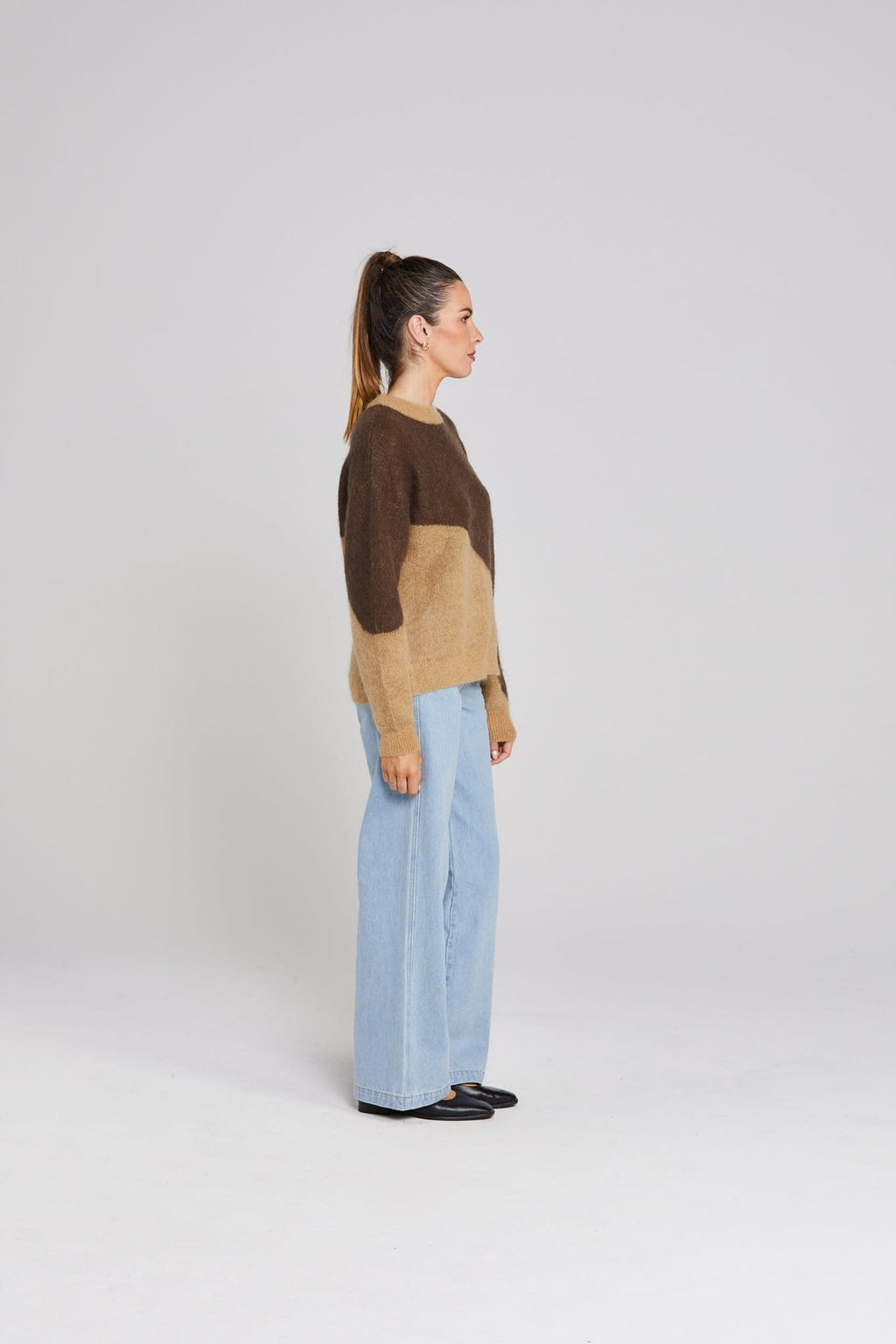 Split Jumper - Mocha  Was $229 NOW