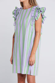 Tiesy Dress - Royal Fern