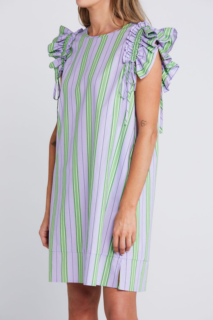 Tiesy Dress - Royal Fern