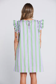 Tiesy Dress - Royal Fern