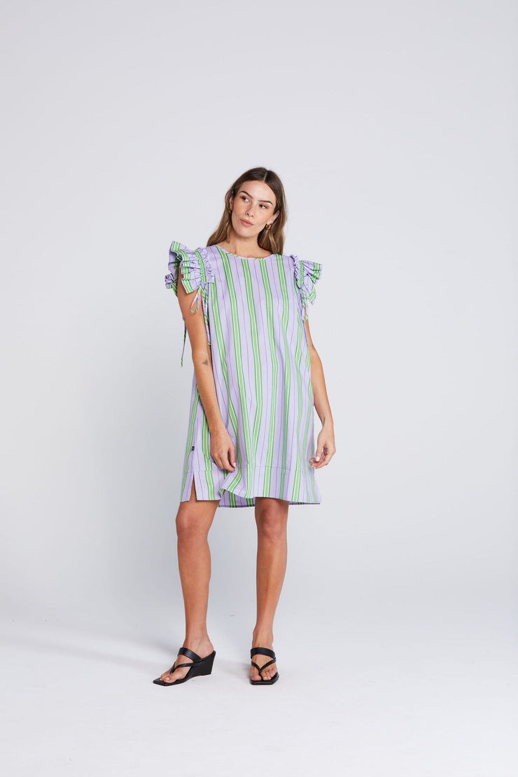 Tiesy Dress - Royal Fern