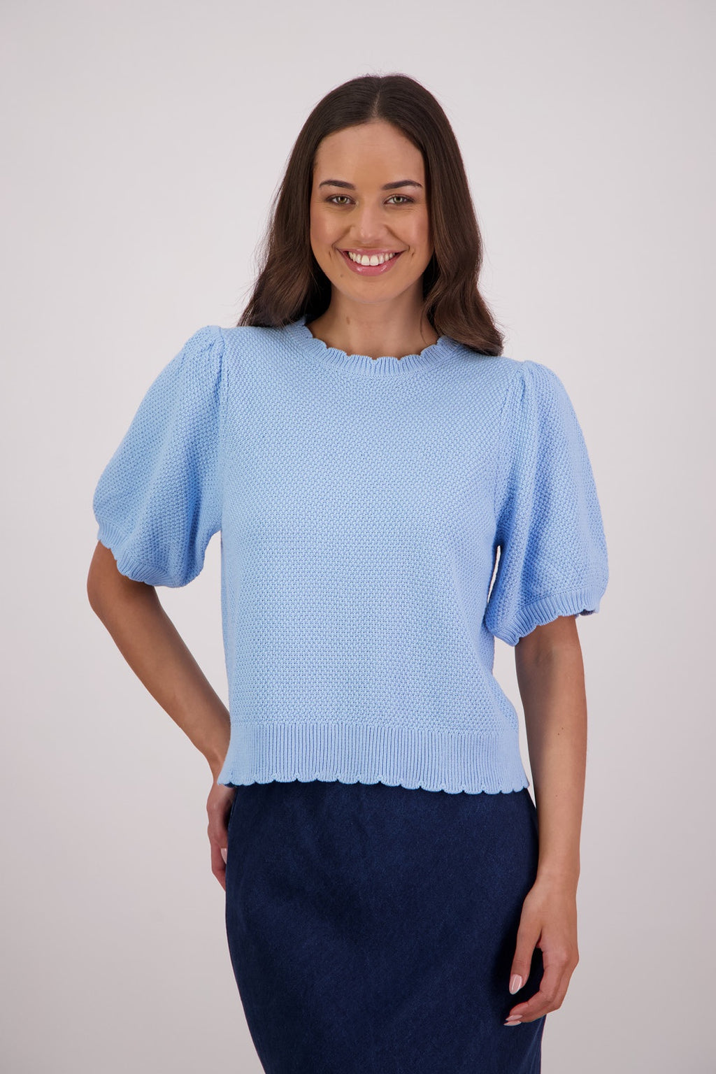 Briarwood Tiger Top - Sky