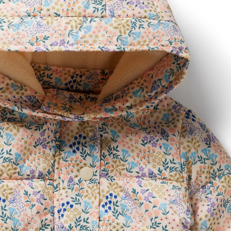 Tiny Bloom Puffer Jacket