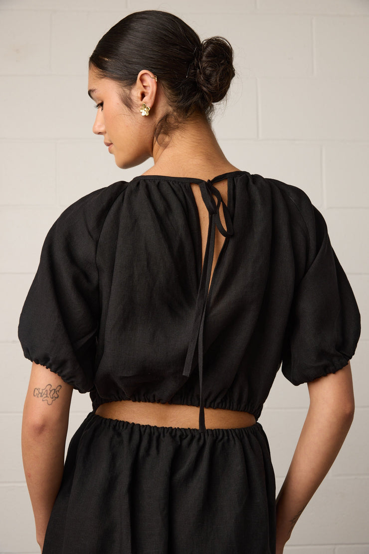 Harlow Dress - Black Was $389 Now