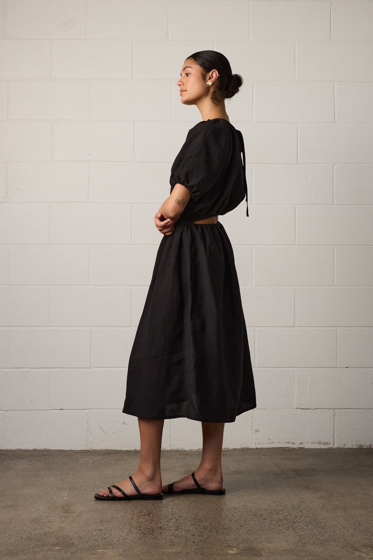 Harlow Dress - Black Was $389 Now