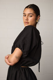Harlow Dress - Black Was $389 Now