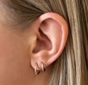 Transition Sleeper Hoop Earrings