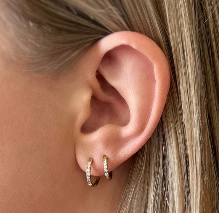 Transition Sleeper Hoop Earrings