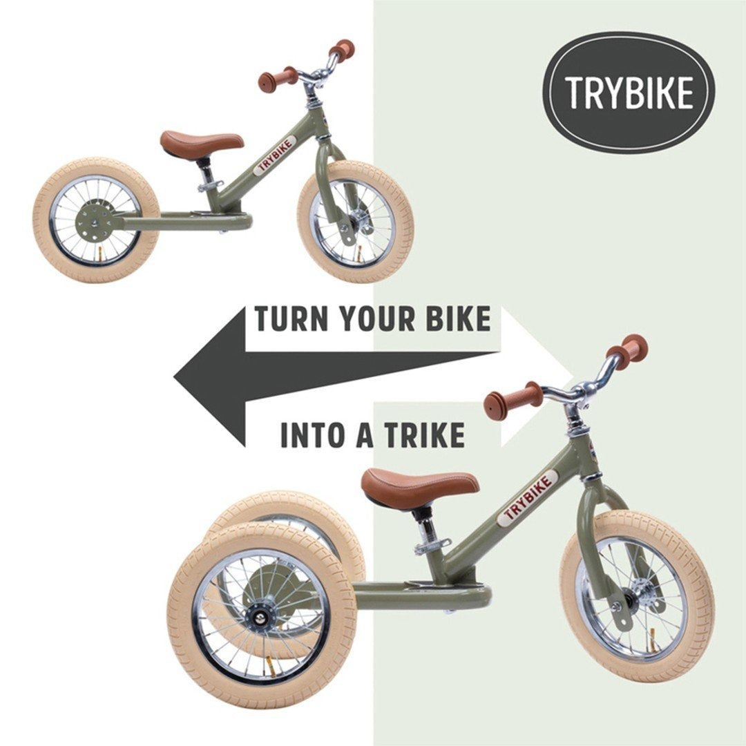 Steel Trybike - Vintage Green