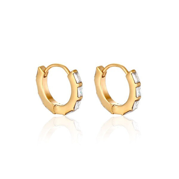 Undeafeted Hoop Earrings