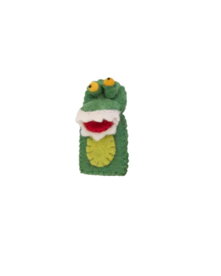 Felt Finger Puppets - Crocodile