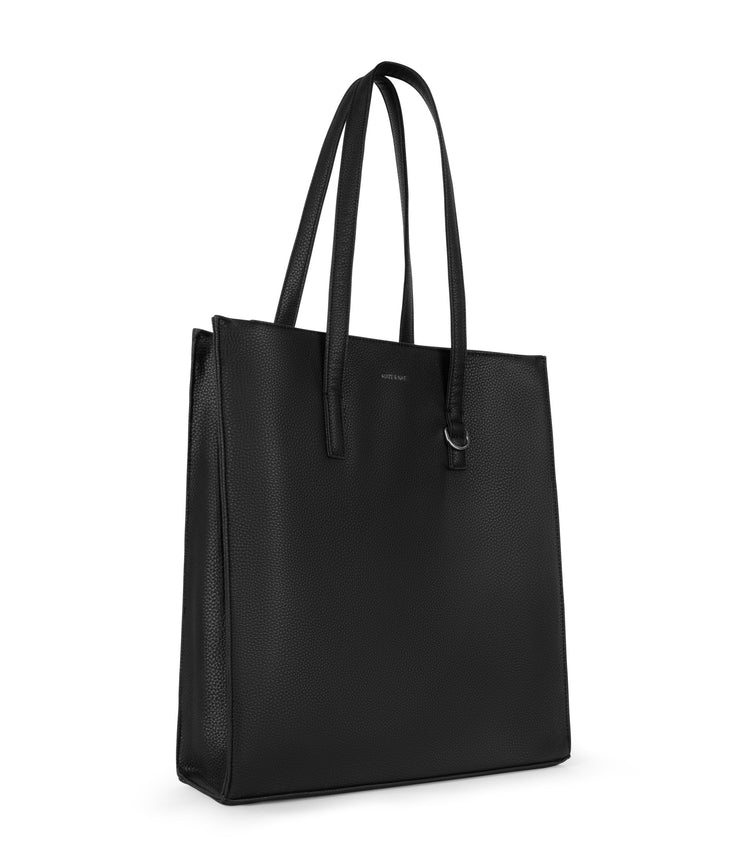 Vegan Tote Bag - Canci Grain Black