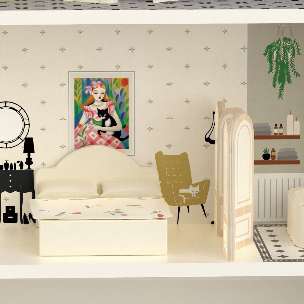 Wooden Vintage Dolls House