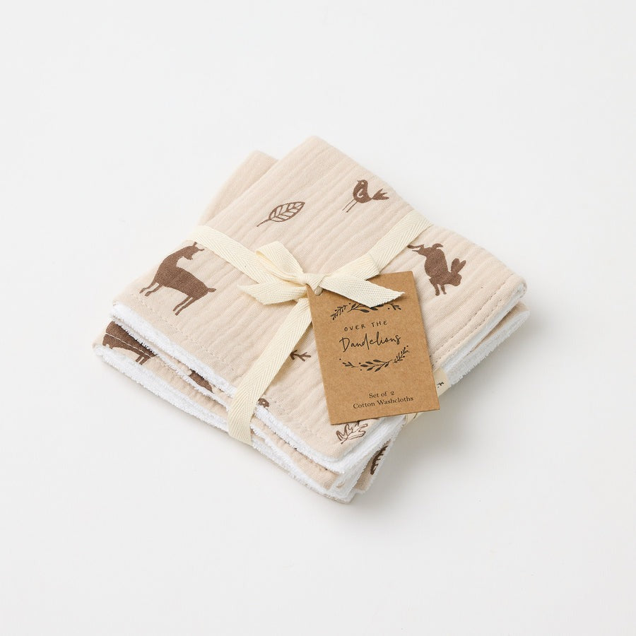Organic Muslin Washcloth - Set of 2