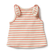 Organic Tie Singlet - Petite Rouge Was $35.90 NOW