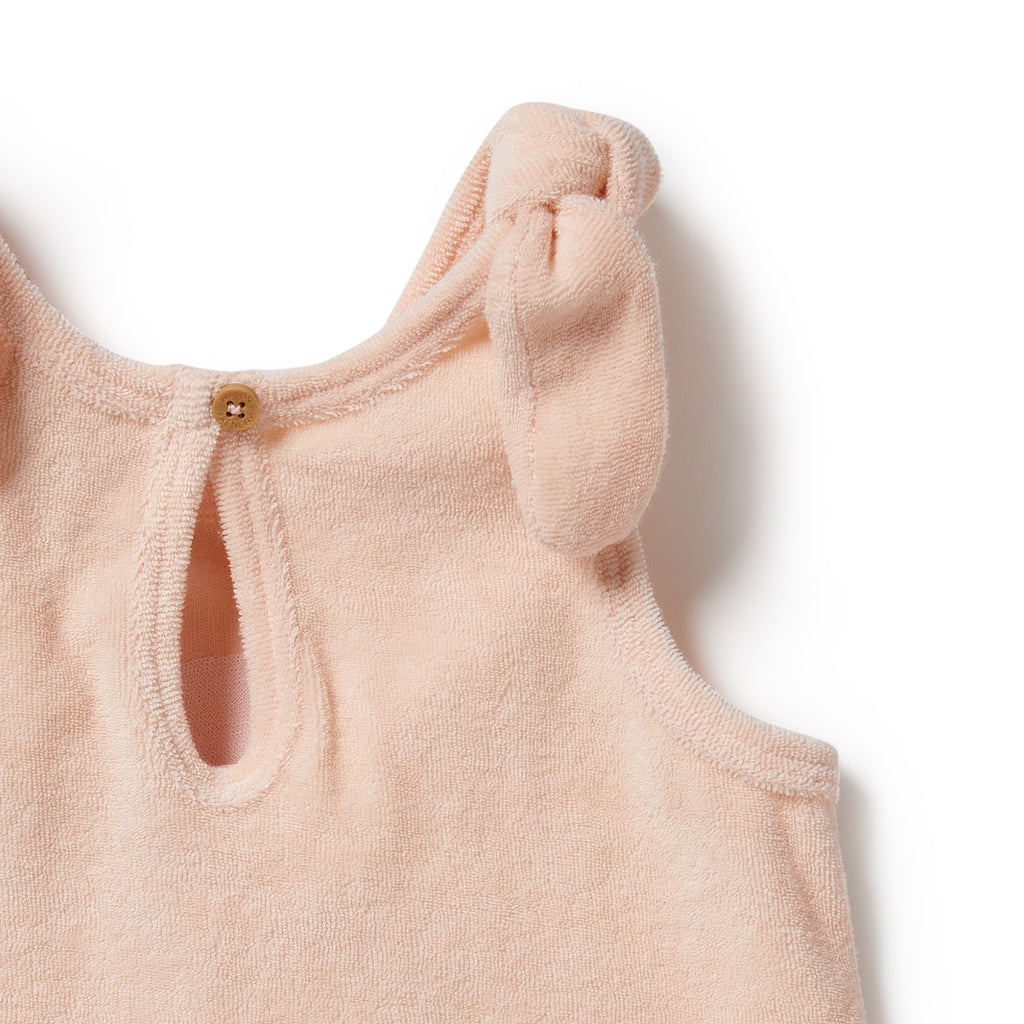 Organic Terry Tie Singlet - Sunshine Was $39.90 NOW