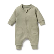 Organic Quilted Growsuit - Oak Was $85 Now