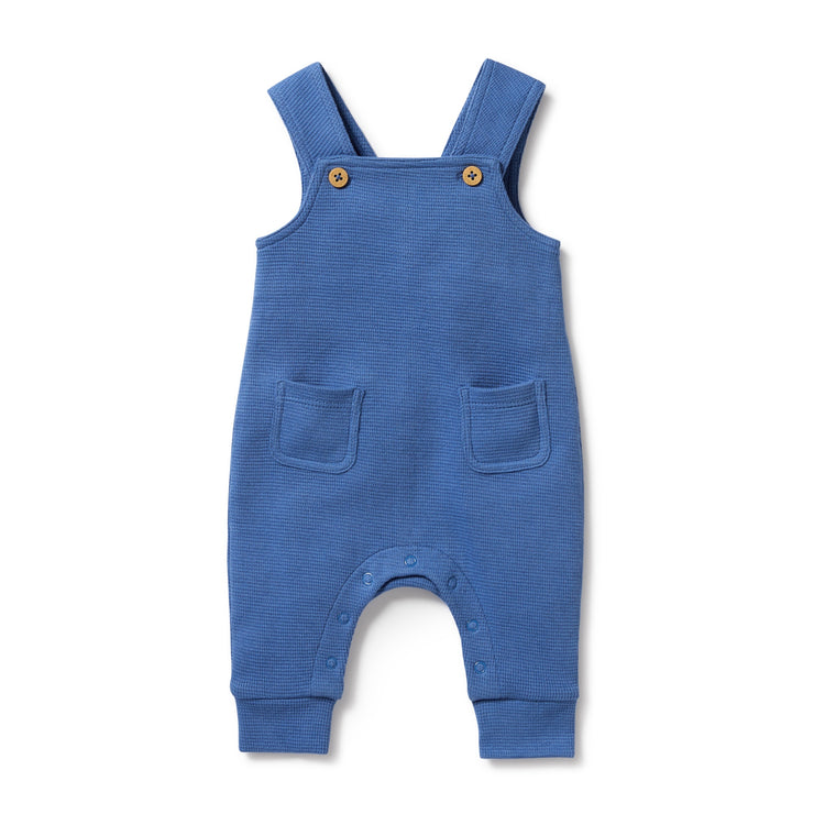 Organic Waffle Overall - Brilliant Blue Was $60 Now