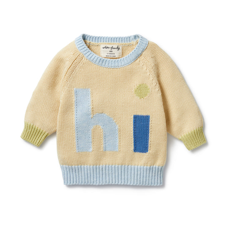 Dew Knitted Jacquard Jumper