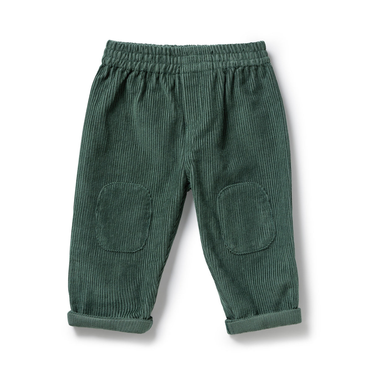 Moss Green Organic Cord Pants