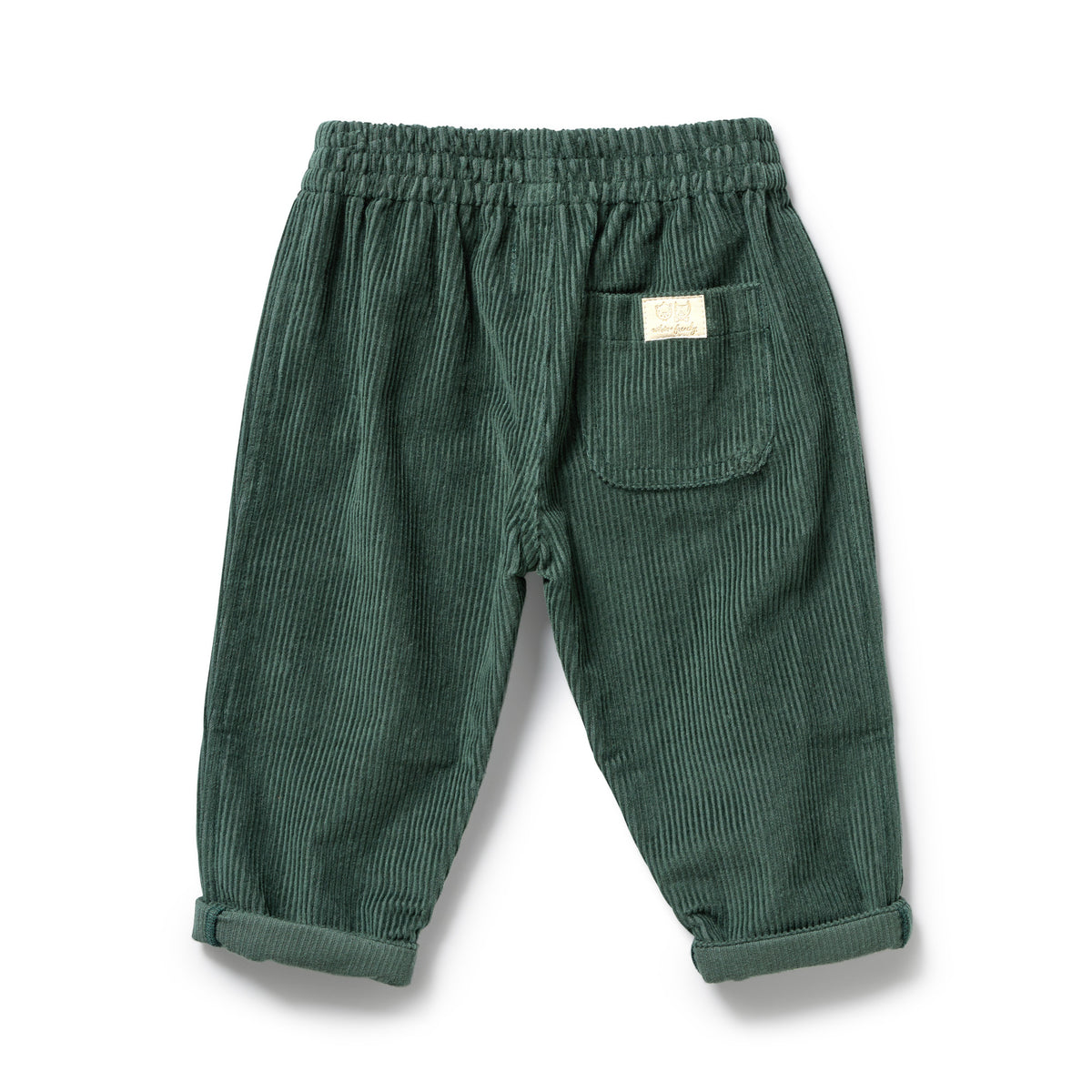 Moss Green Organic Cord Pants