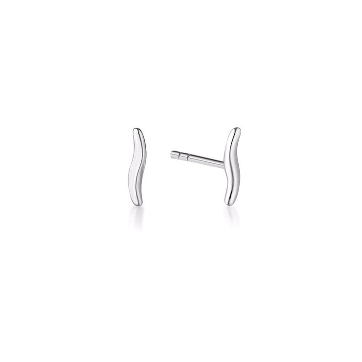 Sterling Silver Whisp Stud Earrings