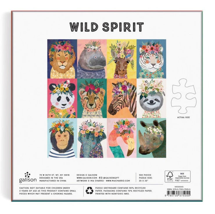 Wild Spirit Puzzle - 500 Piece