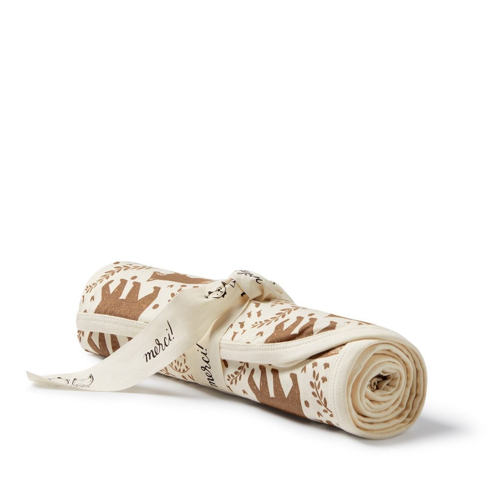 Organic Bunny Rug - Winter Forest
