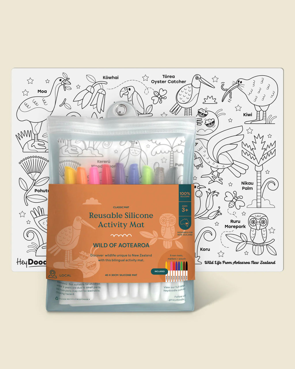 Wild Of Aotearoa Reusable Silicone Mat - Mini