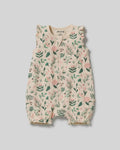 Sweet Bloom Organic Ruffle Zipsuit
