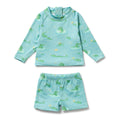 Sunny Scales Rashie Swimset Last Sizes Was $75 Now