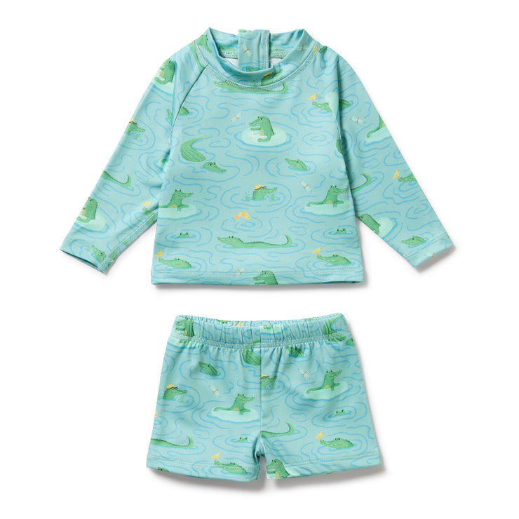 Sunny Scales Rashie Swimset