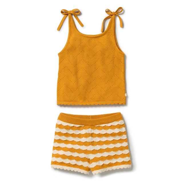 Marmalade Organic Knitted Chevron Set