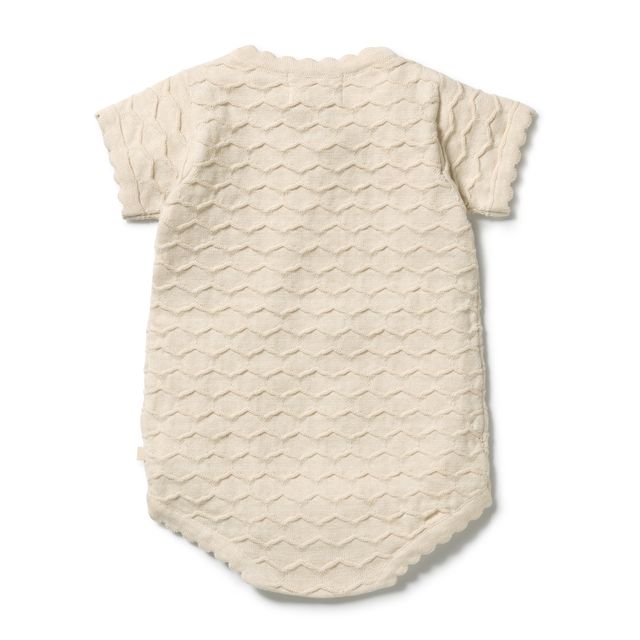 Milk Cloud Knitted Chevron Bodysuit