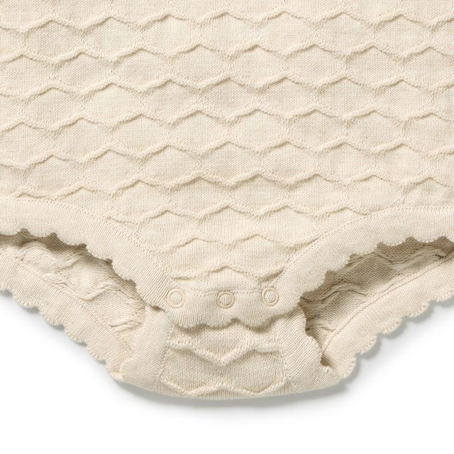 Milk Cloud Knitted Chevron Bodysuit