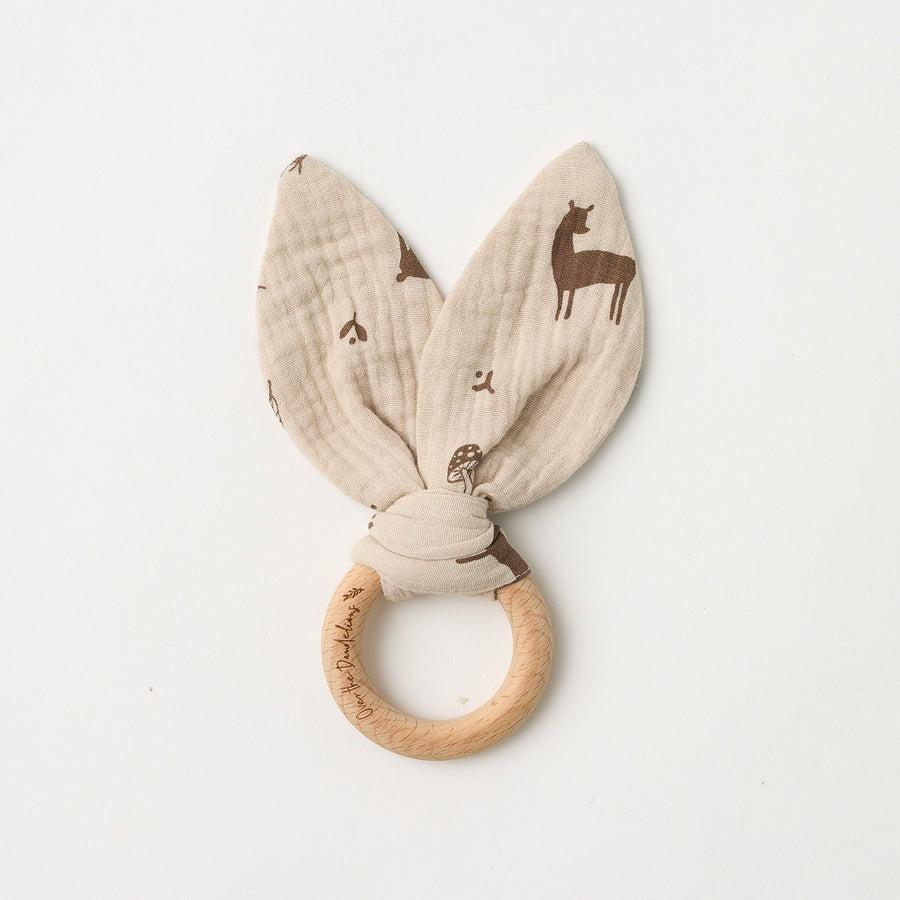 Organic Muslin Bunny Ears Teether