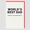 Worlds Best Dad Card