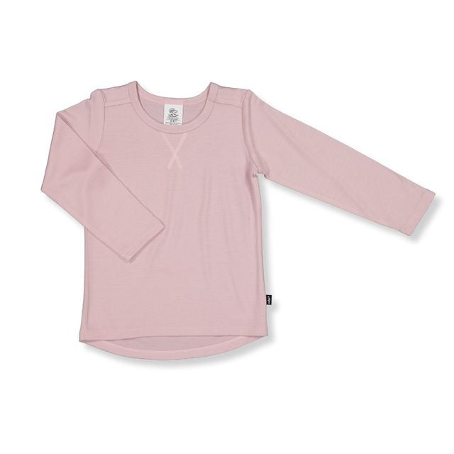 Wyatt Merino Long Sleeve Tee - Lilac Last Sizes Was $55 Now